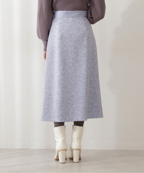 PROPORTION BODY DRESSING(プロポーションボディドレッシング)の「ニュアンスフラワーサテンスカート / 1211220010(スカート・レディース・ブルー/グレー・MEDIUM/SMALL)」の14枚目の写真