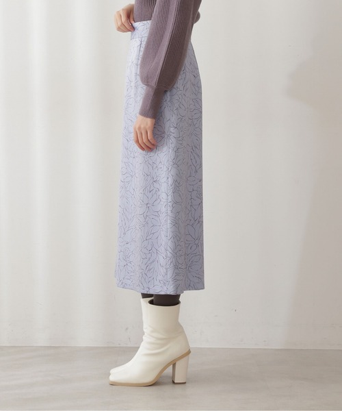 PROPORTION BODY DRESSING(プロポーションボディドレッシング)の「ニュアンスフラワーサテンスカート / 1211220010(スカート・レディース・ブルー/グレー・MEDIUM/SMALL)」の15枚目の写真