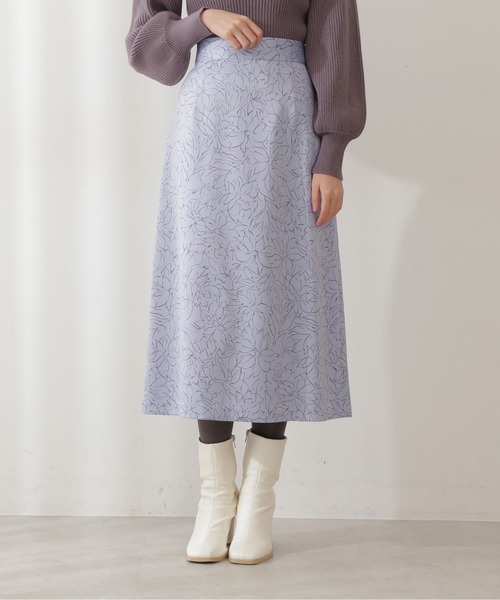 PROPORTION BODY DRESSING(プロポーションボディドレッシング)の「ニュアンスフラワーサテンスカート / 1211220010(スカート・レディース・ブルー/グレー・MEDIUM/SMALL)」の16枚目の写真