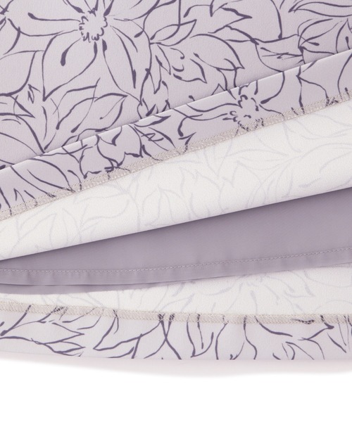 PROPORTION BODY DRESSING(プロポーションボディドレッシング)の「ニュアンスフラワーサテンスカート / 1211220010(スカート・レディース・ブルー/グレー・MEDIUM/SMALL)」の7枚目の写真