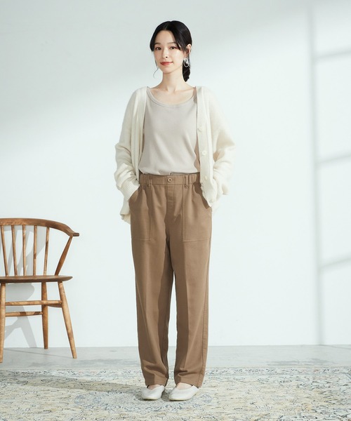 ONIGIRI（オニギリ）の「ベイカーパンツ（その他パンツ・レディース・アイボリー/キャメル・SMALL/MEDIUM/LARGE）」の10枚目の写真