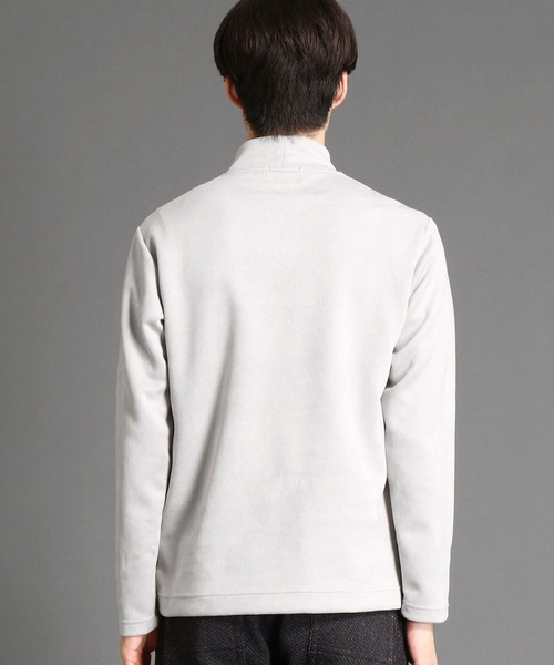 NICOLE CLUB FOR MEN（ニコルクラブフォーメン）の「【21年モデル】スウェードモックネック（その他トップス・メンズ・グレー系その他/シルバーグレー/ホワイト/ブラック・X-LARGE/MEDIUM/LARGE）」の5枚目の写真