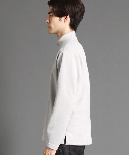 NICOLE CLUB FOR MEN（ニコルクラブフォーメン）の「【21年モデル】スウェードモックネック（その他トップス・メンズ・グレー系その他/シルバーグレー/ホワイト/ブラック・X-LARGE/MEDIUM/LARGE）」の6枚目の写真