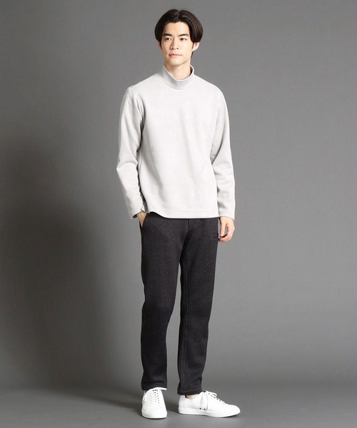 NICOLE CLUB FOR MEN（ニコルクラブフォーメン）の「【21年モデル】スウェードモックネック（その他トップス・メンズ・グレー系その他/シルバーグレー/ホワイト/ブラック・X-LARGE/MEDIUM/LARGE）」の13枚目の写真