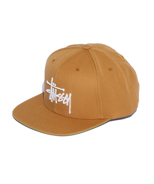 stussy キャップ　ブラウン STUSSY（ステューシー）の「STUSSY/ステューシー BIG BASIC