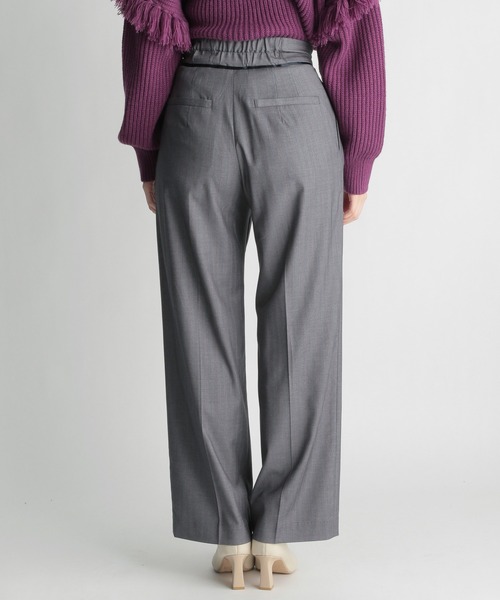 Andemiu（アンデミュウ）の「マルチストライプパンツ239364（スラックス・レディース・ベージュ/ネイビー/グレー・SMALL/MEDIUM）」の15枚目の写真