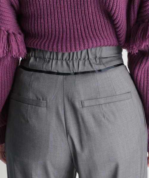 Andemiu（アンデミュウ）の「マルチストライプパンツ239364（スラックス・レディース・ベージュ/ネイビー/グレー・SMALL/MEDIUM）」の16枚目の写真