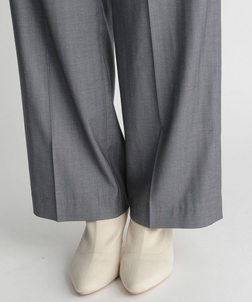 Andemiu（アンデミュウ）の「マルチストライプパンツ239364（スラックス・レディース・ベージュ/ネイビー/グレー・SMALL/MEDIUM）」の20枚目の写真