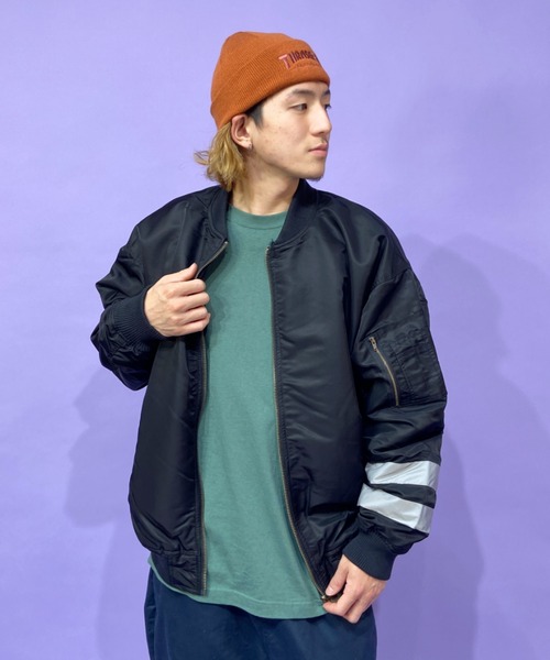 セール Hurley ハーレー ビッグシルエット Ma 1ジャケット Mjk その他アウター Hurley ハーレー のファッション通販 Zozotown