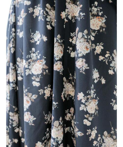 Areeam（アリーム）の「おしとやかな花柄プリーツスカート（スカート・レディース・ブラウン/ブラック・FREE）」の14枚目の写真