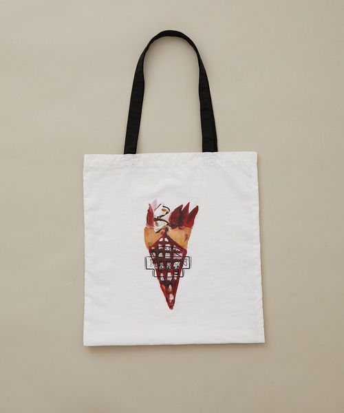 VIS(ビス)の「※販売中止【ViSage】【MARION CREPESコラボ】モチーフエコトートバッグ(トートバッグ・レディース・ブラック/ブラウン/レッド系その他・FREE)」の18枚目の写真