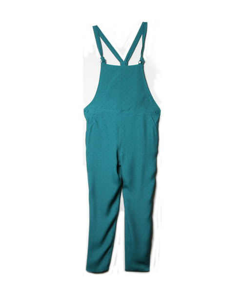 AMERICAN RAG CIE（アメリカンラグシー）の「ドットジャカードサロペット（サロペット/オーバーオール・レディース・ブラック系その他/グリーン系その他・FREE）」の16枚目の写真