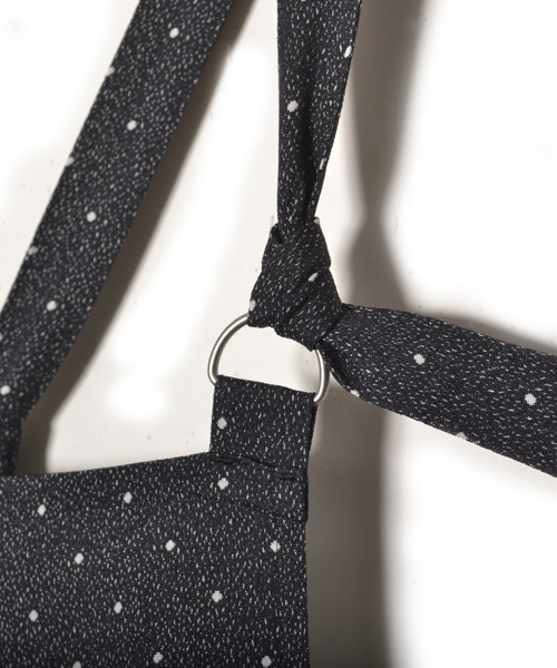 AMERICAN RAG CIE（アメリカンラグシー）の「ドットジャカードサロペット（サロペット/オーバーオール・レディース・ブラック系その他/グリーン系その他・FREE）」の6枚目の写真