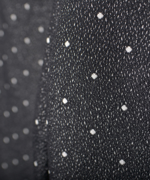AMERICAN RAG CIE（アメリカンラグシー）の「ドットジャカードサロペット（サロペット/オーバーオール・レディース・ブラック系その他/グリーン系その他・FREE）」の4枚目の写真