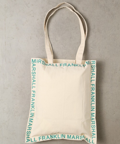 FRANKLIN & MARSHALL（フランクリンマーシャル）の「【FRANKLIN&MARSHALL】Cotton canvas Tote（トートバッグ・メンズ・グリーン系その他/ブルー系その他/パープル系その他/レッド系その他・FREE）」の2枚目の写真