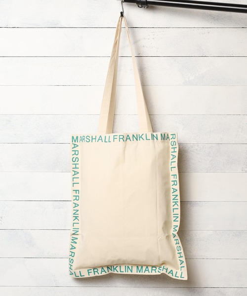 FRANKLIN & MARSHALL（フランクリンマーシャル）の「【FRANKLIN&MARSHALL】Cotton canvas Tote（トートバッグ・メンズ・グリーン系その他/ブルー系その他/パープル系その他/レッド系その他・FREE）」の5枚目の写真