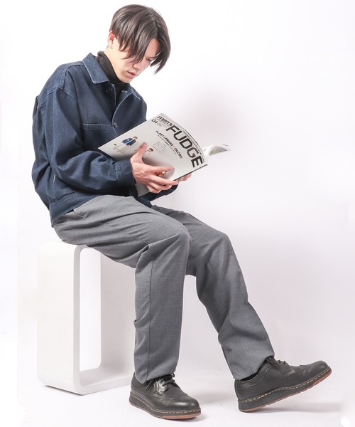 ENTRE AMIS(アントレ アミ)の「アントレアミ トラウザーパンツ イージーパンツ(スラックス・メンズ・グレー・S/M/XL/L)」の8枚目の写真