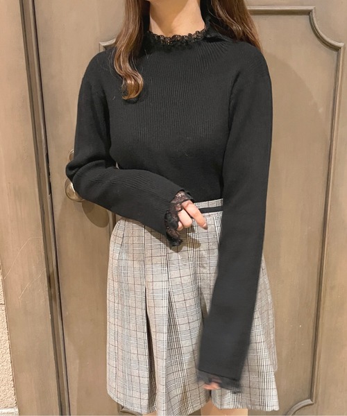 apres jour（アプレジュール）の「リブレースニットインナー【ZOZOTOWN限定アイテム】（Tシャツ/カットソー・レディース・アイボリー/ダークブラウン/ブラック・フリー/X-LARGE）」の15枚目の写真