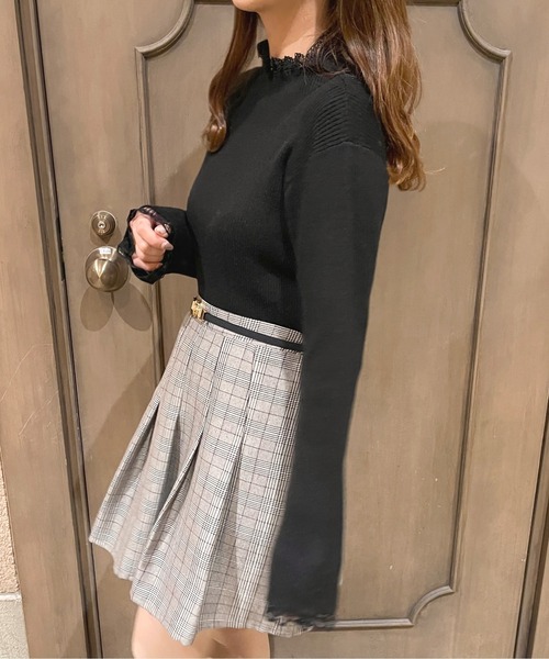 apres jour（アプレジュール）の「リブレースニットインナー【ZOZOTOWN限定アイテム】（Tシャツ/カットソー・レディース・アイボリー/ダークブラウン/ブラック・フリー/X-LARGE）」の17枚目の写真