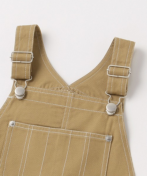 X-girl Stages（エックスガールステージス）の「ジャンバースカート（ジャンパースカート・キッズ・ベージュ/ネイビー・110cm/100cm/90cm/120cm/130cm/140cm）」の11枚目の写真