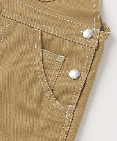 X-girl Stages（エックスガールステージス）の「ジャンバースカート（ジャンパースカート・キッズ・ベージュ/ネイビー・110cm/100cm/90cm/120cm/130cm/140cm）」の13枚目の写真