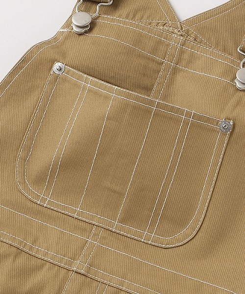 X-girl Stages（エックスガールステージス）の「ジャンバースカート（ジャンパースカート・キッズ・ベージュ/ネイビー・110cm/100cm/90cm/120cm/130cm/140cm）」の14枚目の写真