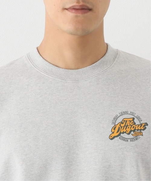 B.C STOCK(ベーセーストック)の「WC*SEPS Dugout P/O(スウェット・メンズ・ライトグレー/グリーン・MEDIUM/LARGE)」の13枚目の写真
