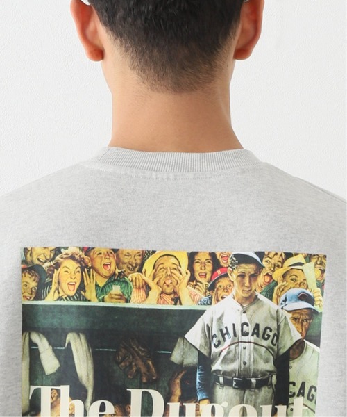 B.C STOCK(ベーセーストック)の「WC*SEPS Dugout P/O(スウェット・メンズ・ライトグレー/グリーン・MEDIUM/LARGE)」の19枚目の写真