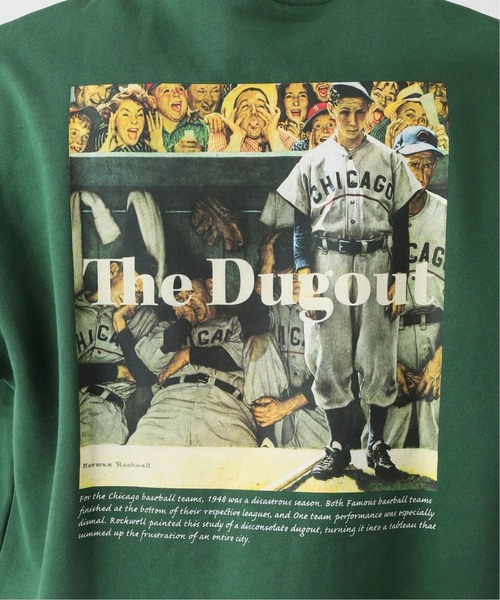 B.C STOCK(ベーセーストック)の「WC*SEPS Dugout P/O(スウェット・メンズ・ライトグレー/グリーン・MEDIUM/LARGE)」の14枚目の写真