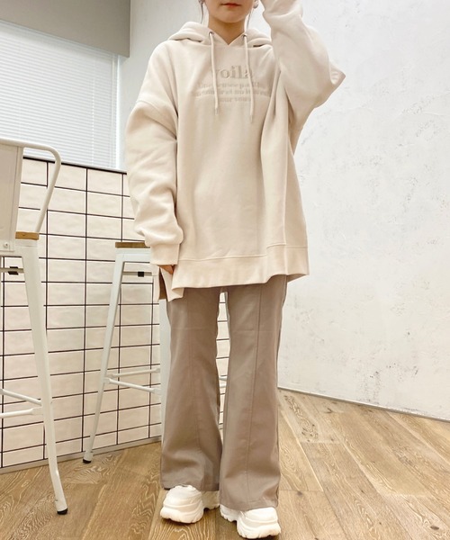 apres jour(アプレジュール)の「ロゴ刺繍フーディー【ZOZOTOWN限定アイテム】(パーカー・レディース・ダークグリーン/ナチュラル/アイボリー・フリー/X-LARGE)」の10枚目の写真