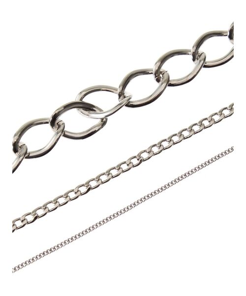 EVRIS(エヴリス)の「オーバーラップコインチェーンネックレス(ネックレス・レディース・シルバー/ゴールド・FREE)」の5枚目の写真