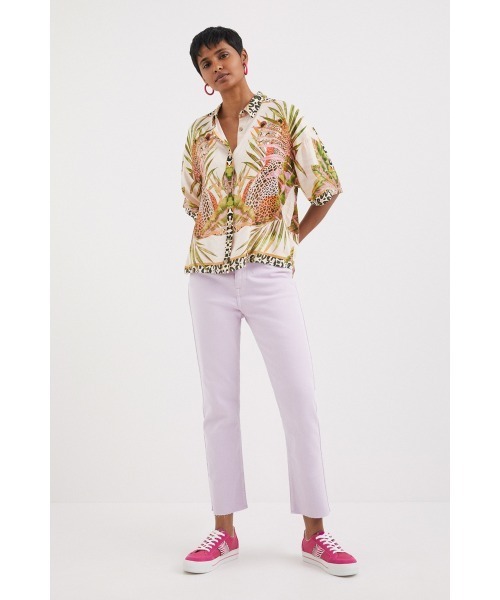 Desigual(デシグアル)の「レオパード シャツ(シャツ/ブラウス・レディース・オレンジ・M/XL/S/XS/L)」の8枚目の写真