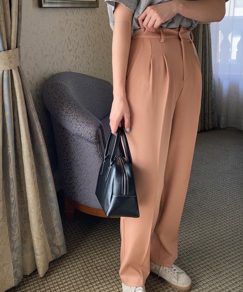 LAUIR（ラウアー）の「センタープレスタックスラックス（スラックス・レディース・ブラック/ベージュ/グリーン系その他/ブルー/ピンク/イエロー/ブラウン/モカ/グレー/キャメル・MEDIUM/LARGE/X-LARGE）」の22枚目の写真