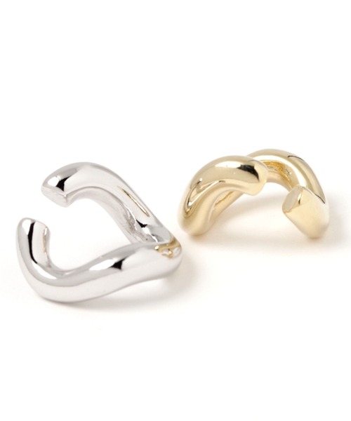 Heather（ヘザー）の「シンプルイヤカフ　263843（イヤーカフ・レディース・シルバー/ゴールド・ONE SIZE）」の4枚目の写真