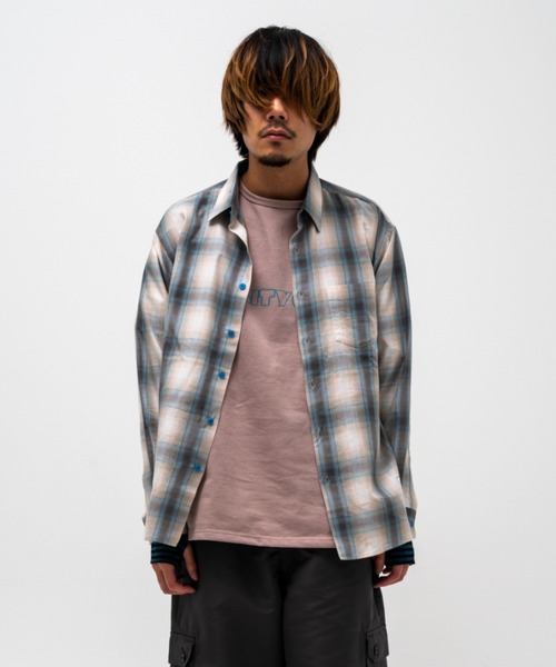 EFFECTEN(エフェクテン)の「【effecten/エフェクテン】two-faced basic shirts(シャツ/ブラウス・メンズ・ブルー/アイボリー・FREE)」の8枚目の写真