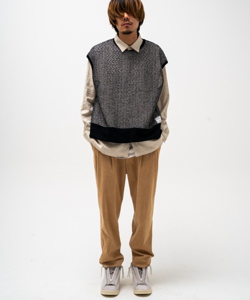 EFFECTEN(エフェクテン)の「【effecten/エフェクテン】two-faced basic shirts(シャツ/ブラウス・メンズ・ブルー/アイボリー・FREE)」の10枚目の写真