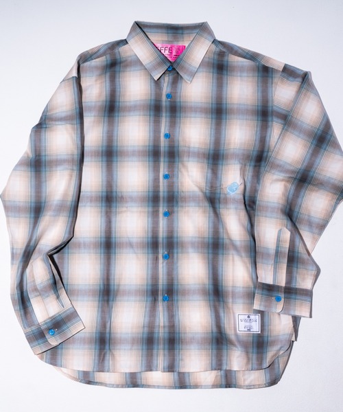 EFFECTEN(エフェクテン)の「【effecten/エフェクテン】two-faced basic shirts(シャツ/ブラウス・メンズ・ブルー/アイボリー・FREE)」の4枚目の写真