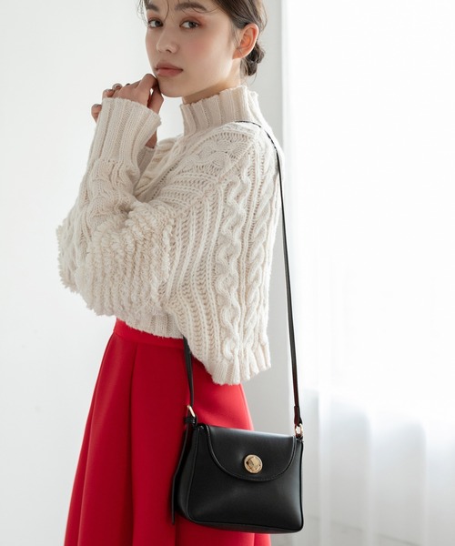 Edit Sheen（エディットシーン）の「ボンディングボリュームフレアスカート（スカート・レディース・ブラック/ネイビー/レッド・MEDIUM）」の12枚目の写真