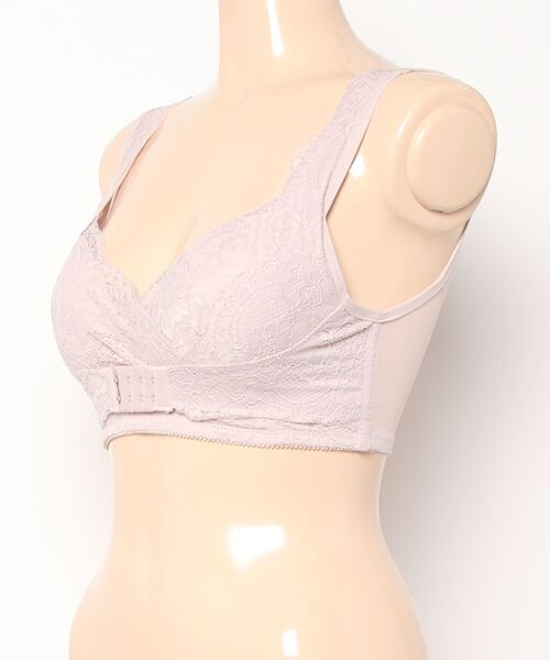 SNIDEL HOME（スナイデルホーム）の「レースプッシュアップナイトブラ（ナイトブラ・レディース・ライトピンク/ラベンダー/ピンク・1/0）」の14枚目の写真