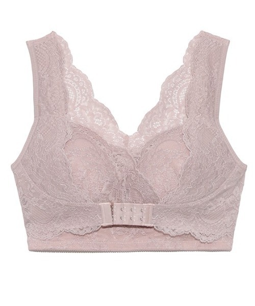 SNIDEL HOME（スナイデルホーム）の「レースプッシュアップナイトブラ（ナイトブラ・レディース・ライトピンク/ラベンダー/ピンク・1/0）」の2枚目の写真