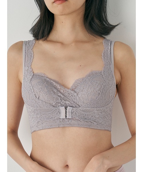 SNIDEL HOME（スナイデルホーム）の「レースプッシュアップナイトブラ（ナイトブラ・レディース・ライトピンク/ラベンダー/ピンク・1/0）」の16枚目の写真