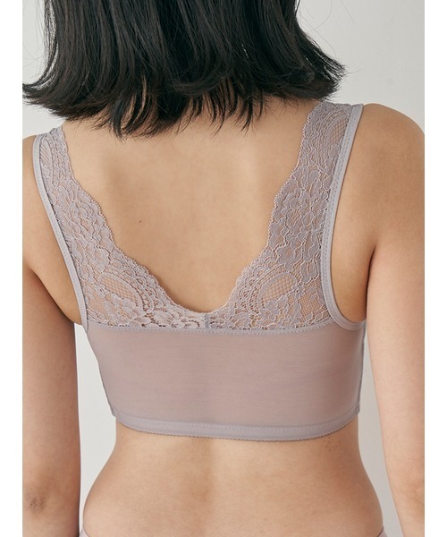 SNIDEL HOME（スナイデルホーム）の「レースプッシュアップナイトブラ（ナイトブラ・レディース・ライトピンク/ラベンダー/ピンク・1/0）」の17枚目の写真