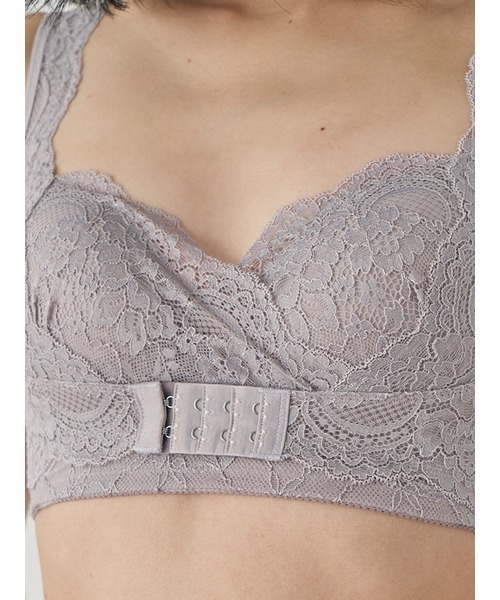 SNIDEL HOME（スナイデルホーム）の「レースプッシュアップナイトブラ（ナイトブラ・レディース・ライトピンク/ラベンダー/ピンク・1/0）」の18枚目の写真