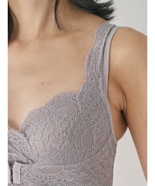 SNIDEL HOME（スナイデルホーム）の「レースプッシュアップナイトブラ（ナイトブラ・レディース・ライトピンク/ラベンダー/ピンク・1/0）」の19枚目の写真