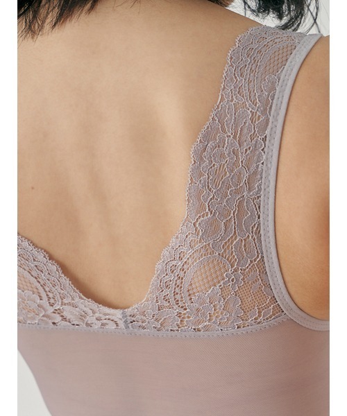 SNIDEL HOME（スナイデルホーム）の「レースプッシュアップナイトブラ（ナイトブラ・レディース・ライトピンク/ラベンダー/ピンク・1/0）」の20枚目の写真