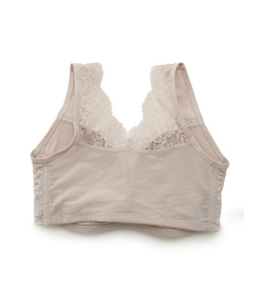 SNIDEL HOME（スナイデルホーム）の「レースプッシュアップナイトブラ（ナイトブラ・レディース・ライトピンク/ラベンダー/ピンク・1/0）」の6枚目の写真