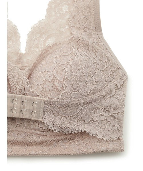 SNIDEL HOME（スナイデルホーム）の「レースプッシュアップナイトブラ（ナイトブラ・レディース・ライトピンク/ラベンダー/ピンク・1/0）」の8枚目の写真