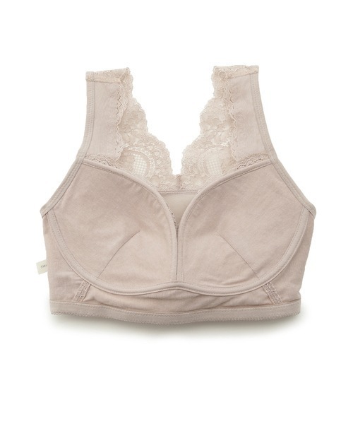 SNIDEL HOME（スナイデルホーム）の「レースプッシュアップナイトブラ（ナイトブラ・レディース・ライトピンク/ラベンダー/ピンク・1/0）」の4枚目の写真