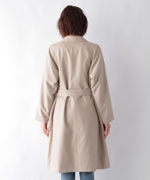 GLOBAL WORK(グローバルワーク)の「エアかる撥水トレンチコート/259304(トレンチコート・レディース・ベージュ/ライトグリーン/グレー系その他/ブラウン系その他4・SMALL/MEDIUM/LARGE)」の13枚目の写真