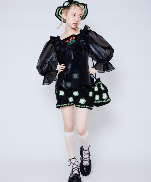 【希少】 Candy Stripper FLOWER JACQUARD OP 希少】 Candy Stripper FLOWER JACQUARD OP Candy Stripper - closet